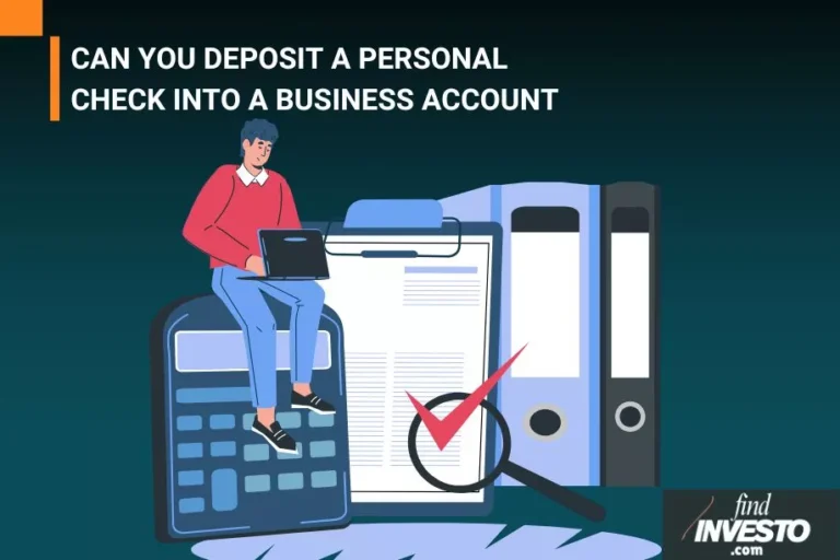 Can you deposit a personal check into a business account