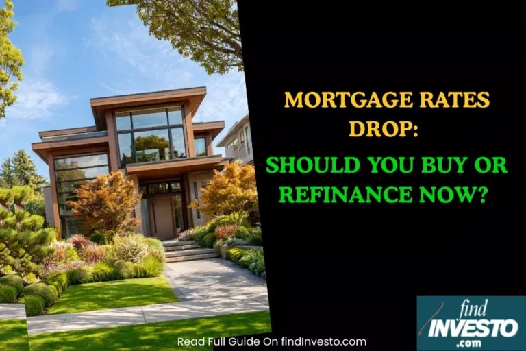 MORTGAGE RATES DROP